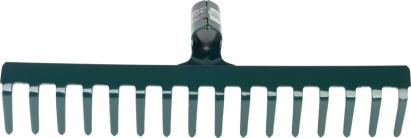 Greblă de grădină Strend Pro R105, 16 dinți, fără coadă, 40,5 cm