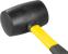 Ciocan de cauciuc Strend Pro 680 g BlackHead, mâner TPR, 340 mm