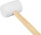 Ciocan de cauciuc Strend Pro HM221 900 g, cap alb, coadă din lemn 355 mm