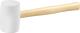 Ciocan de cauciuc Strend Pro HM221 900 g, cap alb, coadă din lemn 355 mm