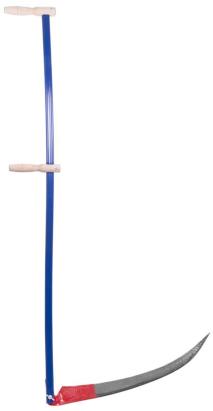 Coasă forjată EURO 70 cm cu coadă metalică pentru cosit iarbă