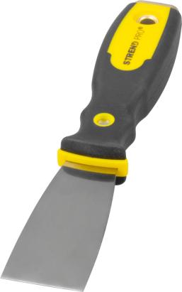 Spaclă inox Strend Pro 40 mm cu mâner ergonomic din plastic