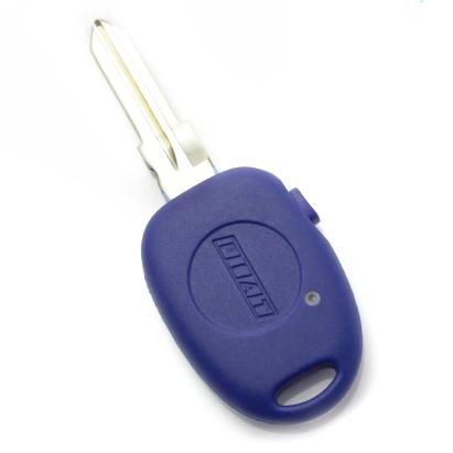 Carcasă cheie Fiat cu 1 buton, înlocuire husă telecomandă auto