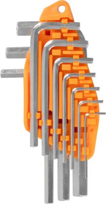 Set chei imbus Hex Strend Pro HK0031, 10 piese, 1.5–10 mm, cu suport
