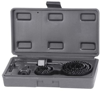 Set freze tip carota pentru lemn Strend Pro CHS 6331, 11 piese, 19–64 mm