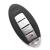 Carcasă cheie auto Nissan 3+1 butoane, compatibilă, neagră (Carguard)