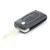Carcasă cheie briceag pentru Peugeot 206, 2 butoane, cu suport baterie