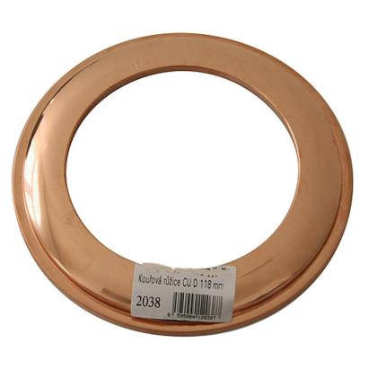 Rozetă pentru țeavă de fum Antikoro 152 mm, cupru (Cu) pentru dymovod