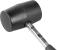 Ciocan de cauciuc Strend Pro HM213 900 g, cap negru, mâner metalic 345 mm