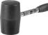 Ciocan de cauciuc Strend Pro HM213 900 g, cap negru, mâner metalic 345 mm