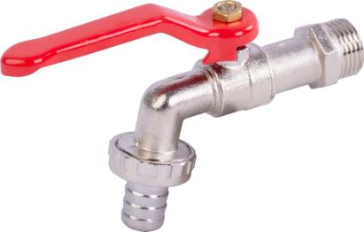 Robinet de grădină 1/2" PP0911 pentru apă, cu manetă și ieșire furtun