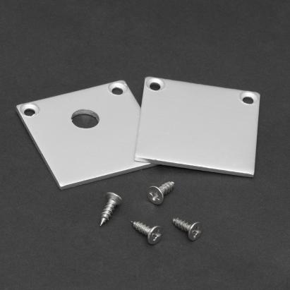 Capace de închidere pentru profil LED din aluminiu, ABS gri, set 2 bucăți