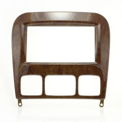 Rama adaptor 2 DIN pentru Mercedes S-Class W220, finisaj imitatie lemn