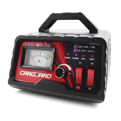 Redresor auto Carguard 6/12V 10A cu ampermetru și protecții multiple