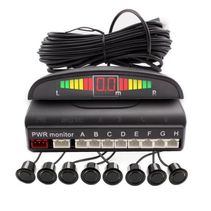 Set senzori de parcare față-spate cu 8 senzori și afișaj LED Carguard