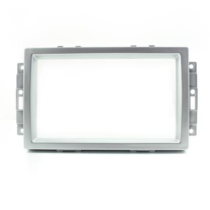 Ramă adaptor 2DIN pentru Chrysler/Dodge/Jeep (2004–2008), gri