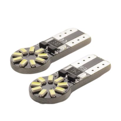 Set 2 becuri LED T10 (W5W) Canbus Carguard pentru interior și portbagaj, 12V, alb