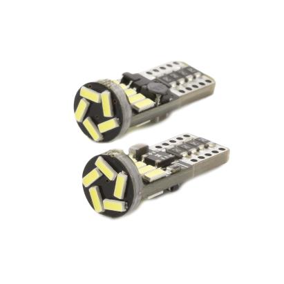 Set 2 becuri LED T10 W5W Canbus 150 lm, alb, pentru interior/portbagaj Carguard