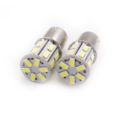 Set 2x becuri LED auto auxiliare P21W BA15S 12V alb 500 lm Carguard