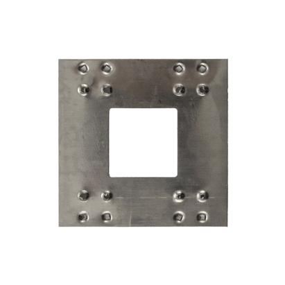 Clemă pentru împământare 40x40 mm din cupru, cu prindere sigură