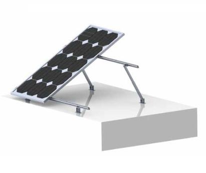 Kit montaj reglabil 15–30° pentru 2 panouri fotovoltaice, complet, portret