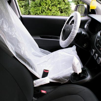 Set protecție interior auto 5 piese Carguard, huse + covor hârtie