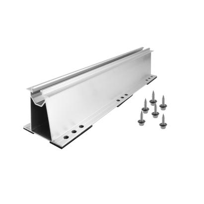 Șină de montaj în Y pentru panouri fotovoltaice, aluminiu anodizat, 32 cm