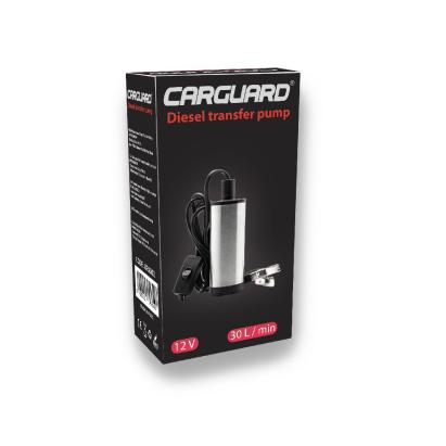 Pompă transfer combustibil 12V Carguard, 30 l/min, cu filtru detașabil