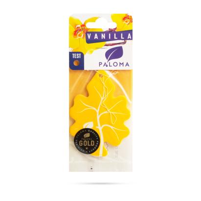 Odorizant auto Paloma Gold Vanilla – aromă dulce de vanilie, 1 buc