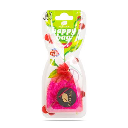 Odorizant auto Paloma Happy Bag Cherry, punguță parfumată cu aromă de cireșe