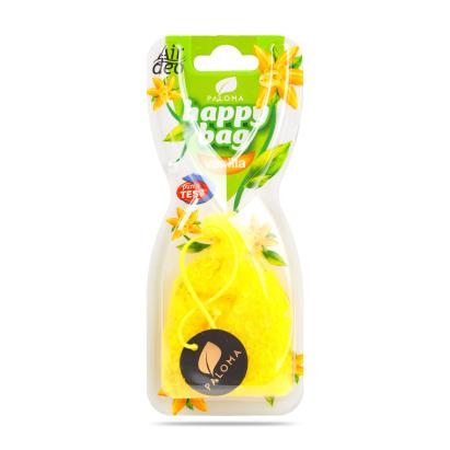 Odorizant auto Paloma Happy Bag Vanilie, parfum dulce până la 4 săptămâni