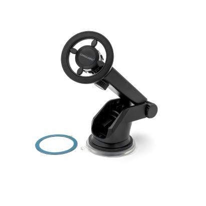 Suport auto magnetic Carguard MagSafe pentru bord/parbriz, braț telescopic