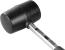 Ciocan din cauciuc Strend Pro 450 g BlackHead, cu mâner metalic 300 mm