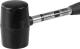 Ciocan din cauciuc Strend Pro 450 g BlackHead, cu mâner metalic 300 mm