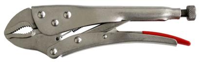 Cleste autoblocant Strend Pro 250 mm cu falci curbate si surub de reglaj