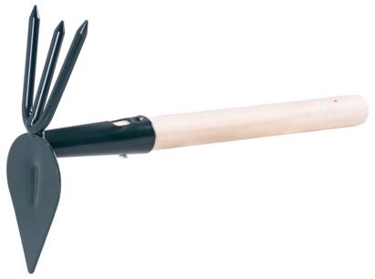 Motyčcă de grădină H004/250 tip trojzub, cu 3 dinți și vârf