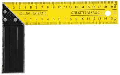 Echer Strend Pro YPS-709 200x100 mm pentru trasare unghiuri, hobby