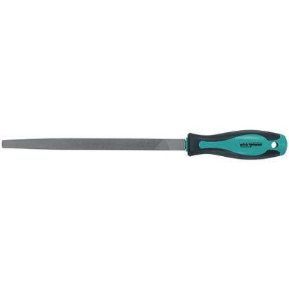 Pilă plată Whirlpower 200 mm pentru metal și lemn, cu mâner ergonomic