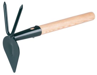 Motyčcă grădină cu două vârfuri și coadă din lemn Strend Pro Garden