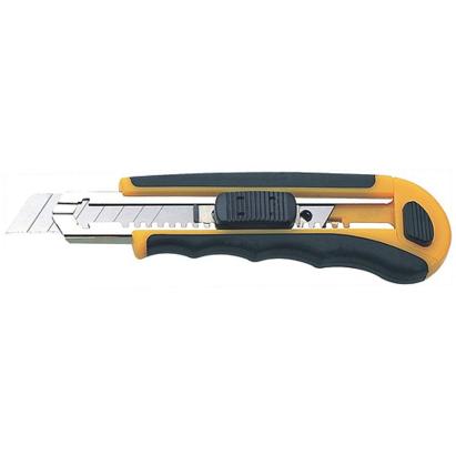 Cutter cu lamă segmentată Strend Pro UK886, 18 mm, cu blocare și mâner ergonomic