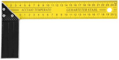 Echer Strend Pro YPS-709 din oțel călit, 250 mm, pentru măsurare și trasare precisă