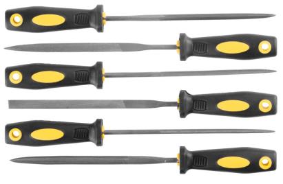 Set pile Strend Pro FS2006, 6 piese, 150 mm, cu mânere ergonomice