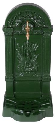 Cișmea de grădină decorativă Gardens WB-003G, verde, 35x30,5x76 cm