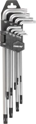 Set chei imbus Torx Strend Pro HK0259, 9 piese, T10-T50, cu suport