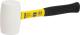 Ciocan din cauciuc Strend Pro 450 g, cap alb, coadă PVC/TPR 310 mm