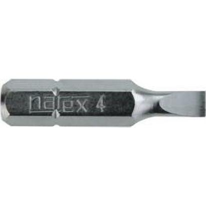 Bit plat Narex 8071 01 1/4", 4.0 x 30 mm pentru insurubari precise