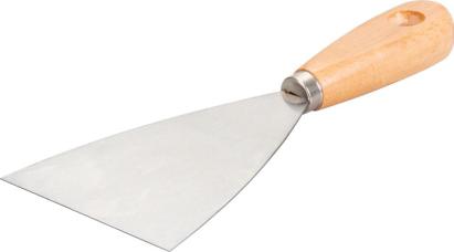 Spaclu Strend Pro 90 mm din oțel, cu mâner din lemn