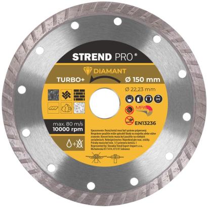 Disc diamantat Strend Pro 521C Turbo+ 150 mm pentru taiere umeda si uscata