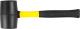 Ciocan de cauciuc Strend Pro 900 g, BlackHead, mâner PVC/TPR 350 mm