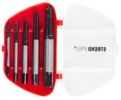 Set extractoare pentru șuruburi rupte Strend Pro NP326, 5 piese, 3–19 mm